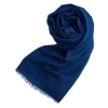 Dark blue cashmere/silk shawl