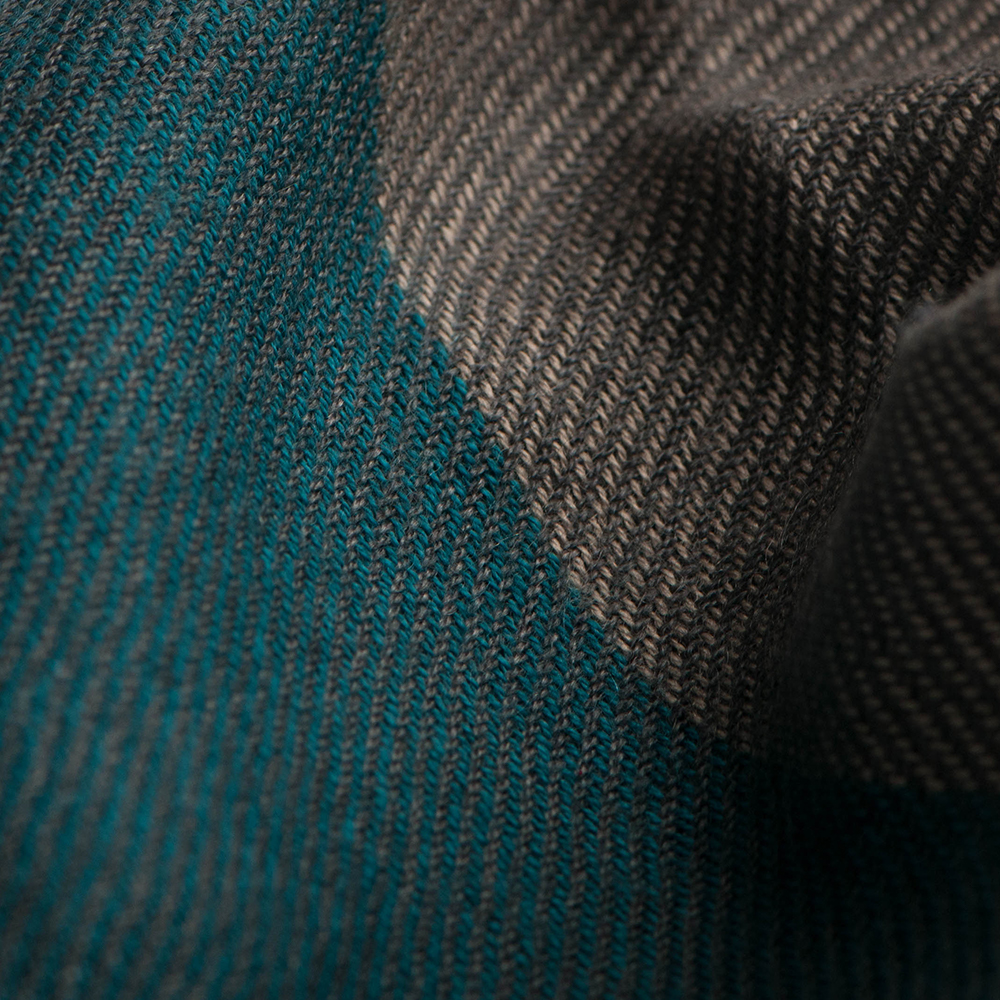 large-checkered-shawl-green-caramel-beige-grey3