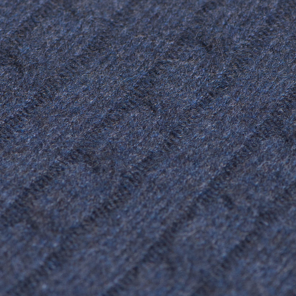 Navy cashmere blanket