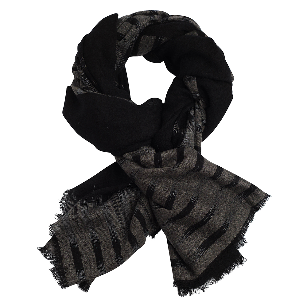 Ikat cashmere/wool stole