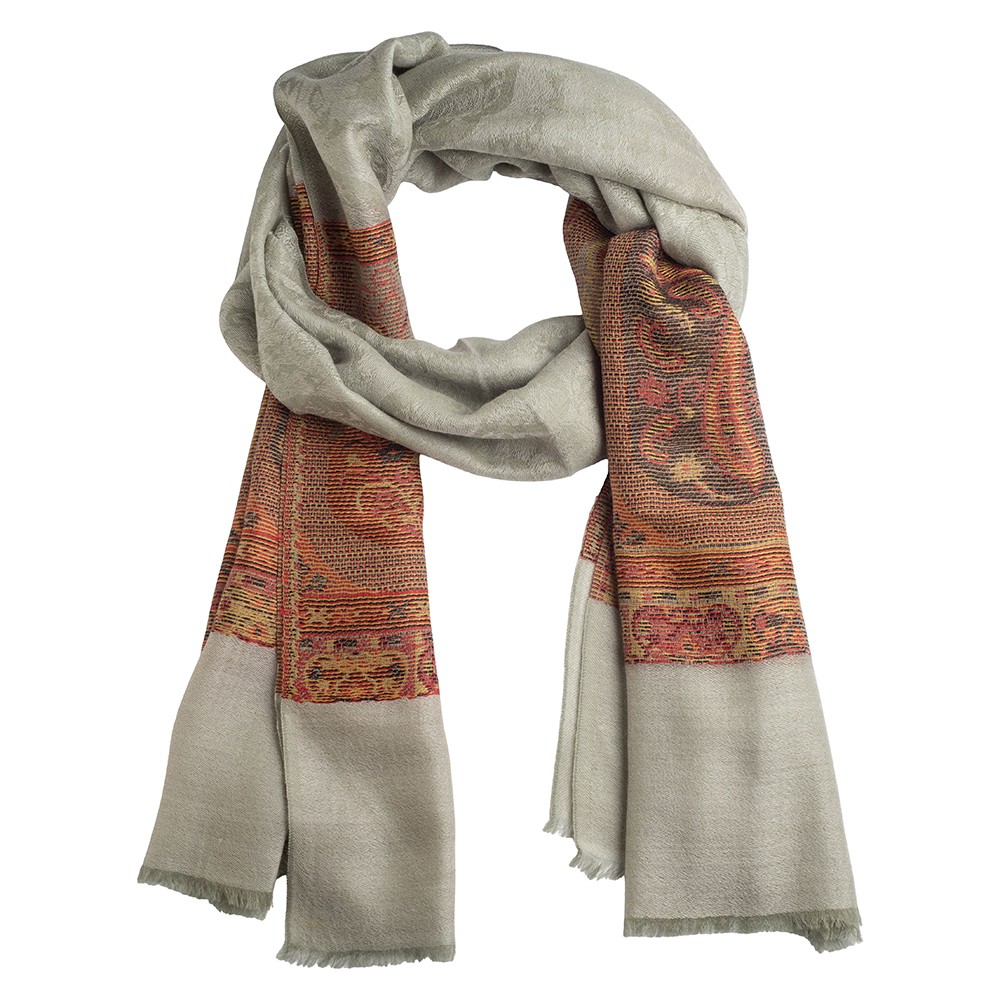 Cashmere paisley stole