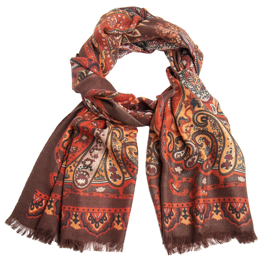 Brown/red paisley Brown/red paisley