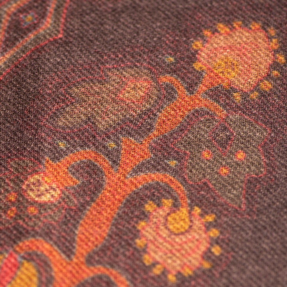 Brown paisley stole Brown paisley stole