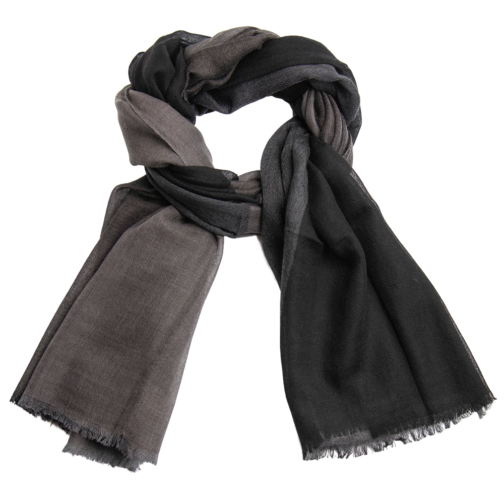cashmere stole black/grey cashmere stole black/grey