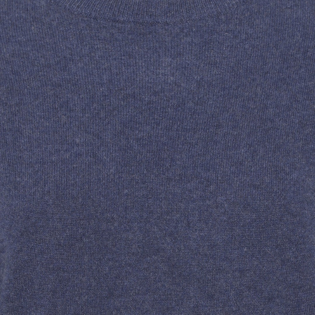 indigo cashmere sweater