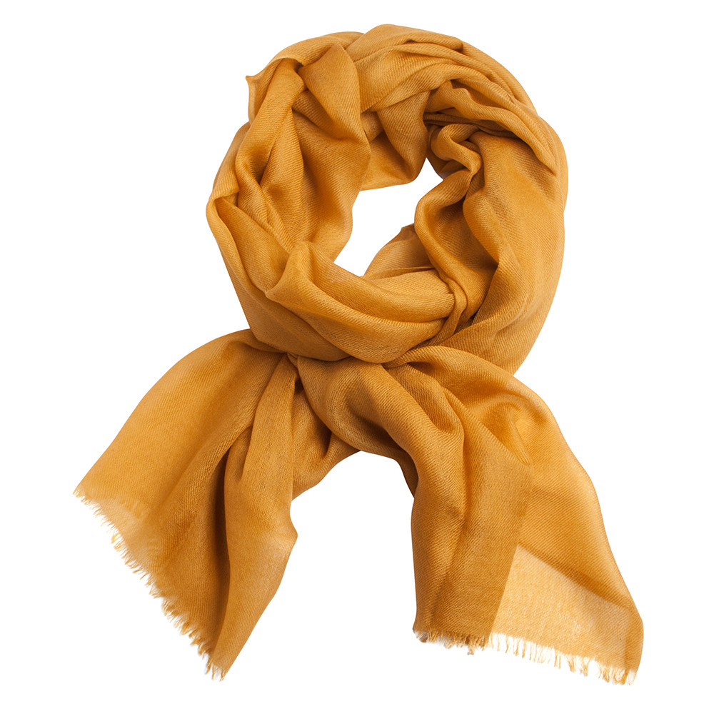 Dark golden cashmere stole Dark golden cashmere stole